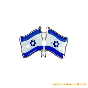 Значок с израильскими флагами