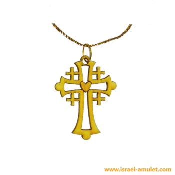 Крестик Иерусалимский оливковый